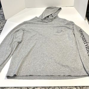 Vineyard Vines Gray Tee Hoodie Medium